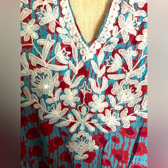 Sulu Collection Women’s Plus Silk blend Summer Blouse. Size 18. - Picture 4 of 11